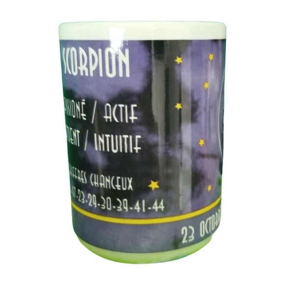 🦂 90s Scorpio astrological mug french - Picture 4 of 4